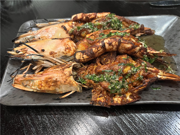 tandoori prawns